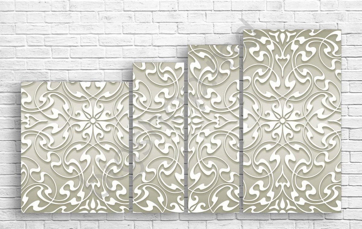 Tablou multicanvas Art.Desig IMPRIMARE DE ARGINT