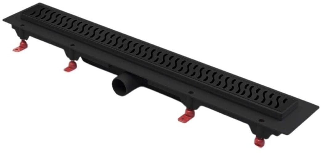Rigolă de duș Chudej HARMONY BLACK 650x60mm