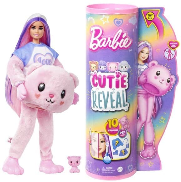 Papusa BARBIE Cutie Reveal - Teddy