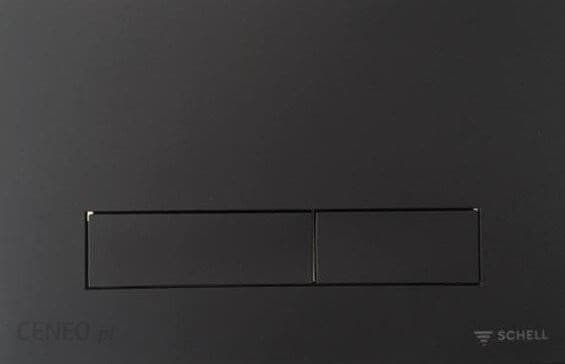 Buton de scurgere Schell Konkav Black Mat (031431199)