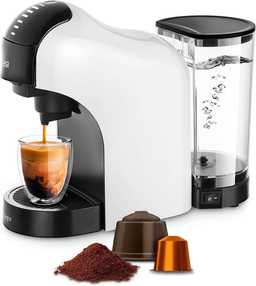 Cafetiera Ufesa Bellagio Bianca Multicapsulas