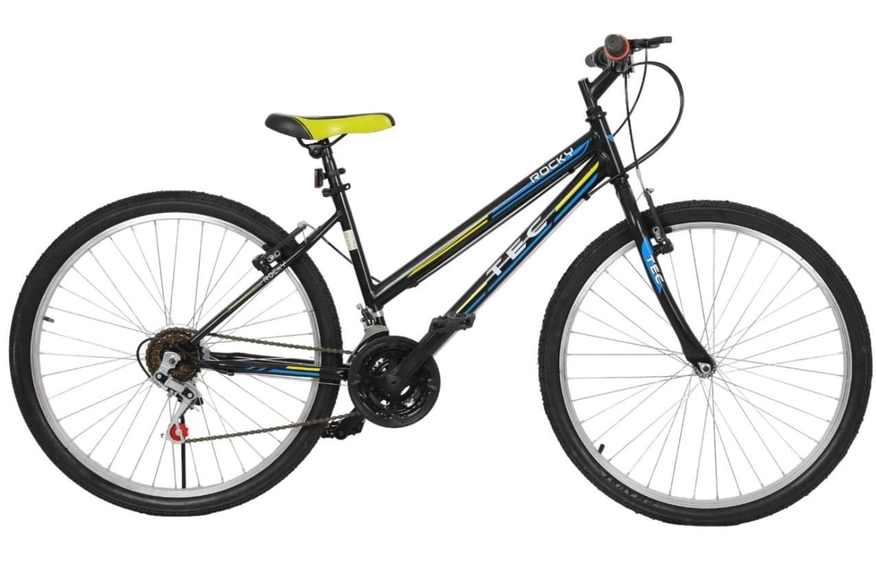 Bicicleta de munte Belderia Tec Rocky 24 Black/Yellow