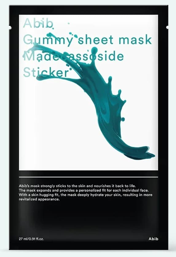 Masca pentru fata ABIB Gummy Sheet Mask Madecassoside Sticker