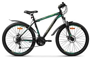 Bicicleta de munte Aist Quest Disk 26/16 Black/Green (26-14)