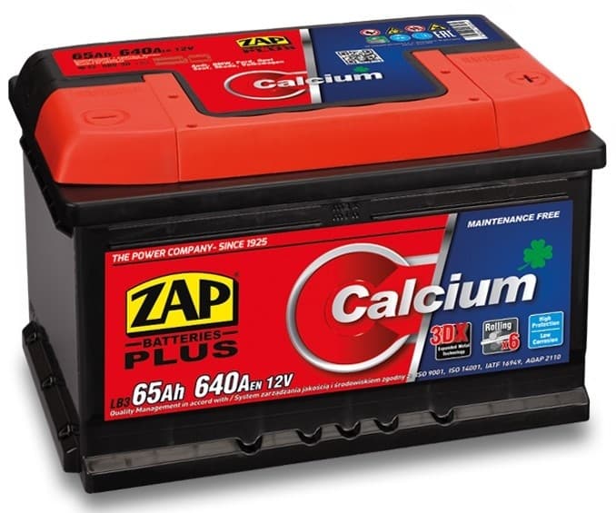 Acumulator auto ZAP 65 Ah Plus