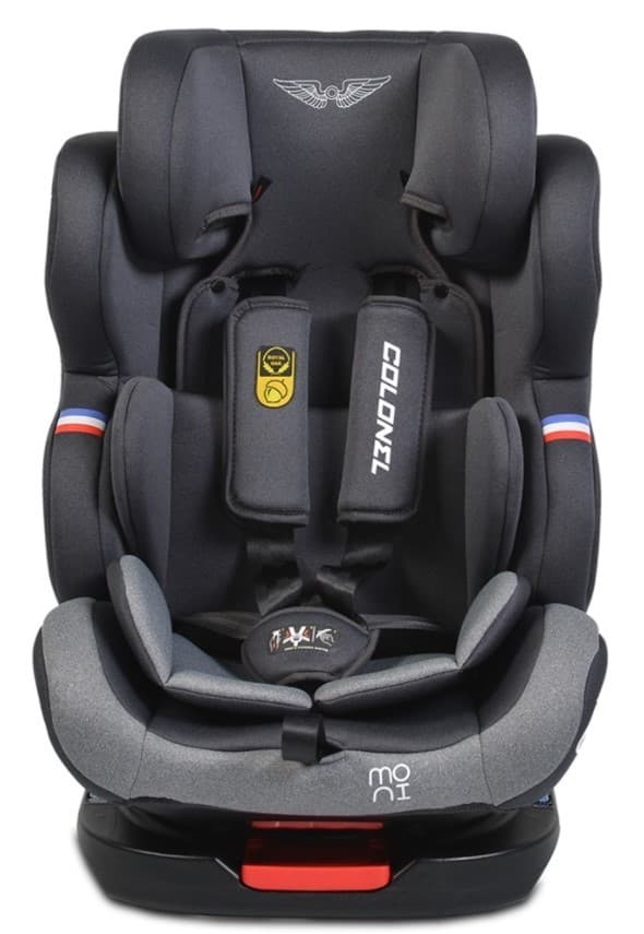 Scaun auto Moni Colonel Light Grey Isofix