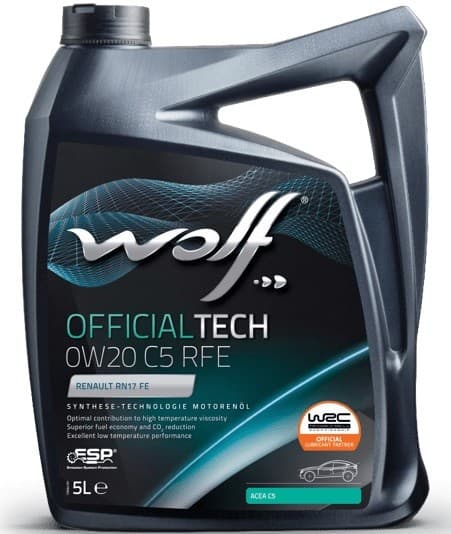 Ulei motor Wolfoil OFFTECH C5 RFE 0W20 5l