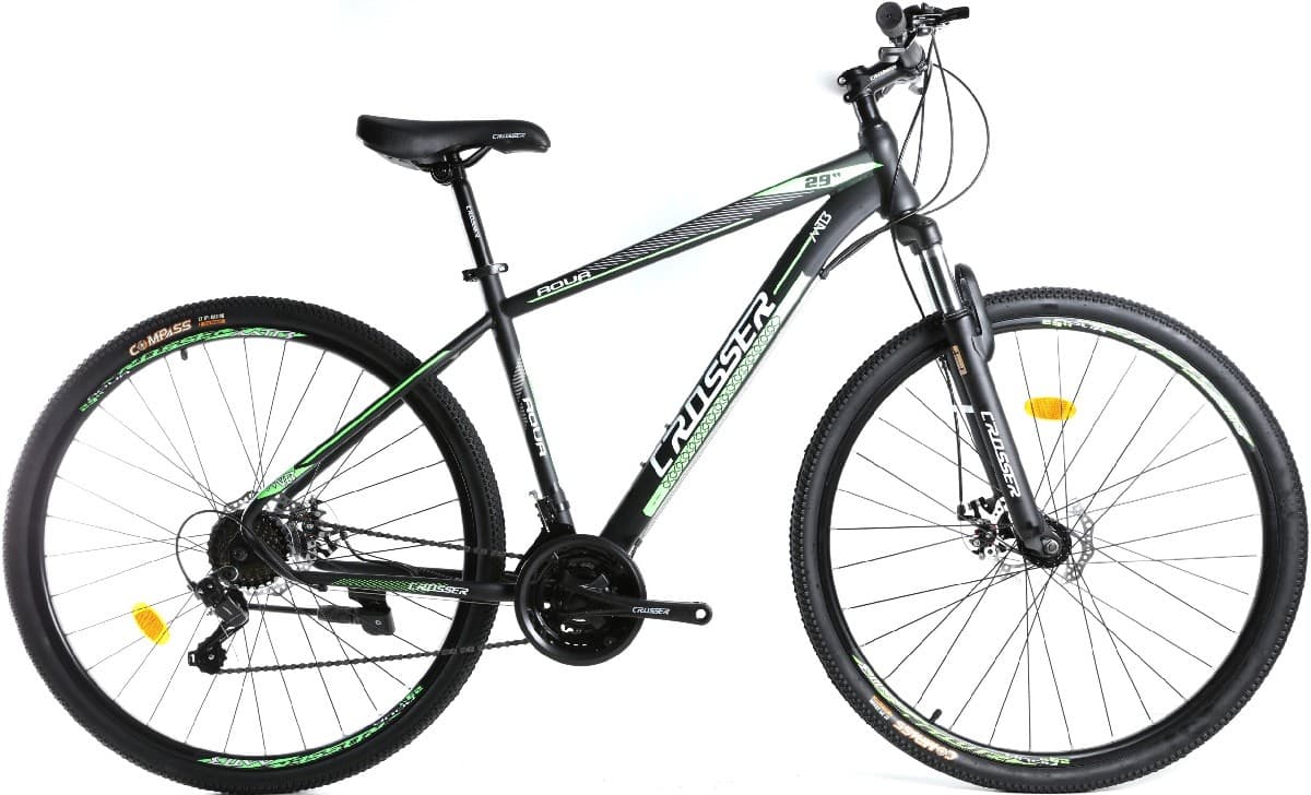 Bicicleta de munte Crosser AQUA R29 GD-SKD Black/Green