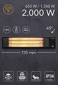 Incalzitor infrarosu Trotec IR 2010 S