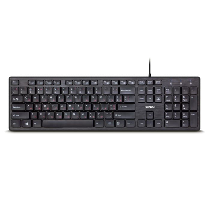 Клавиатурa SVEN KB-E5800 Slim Black