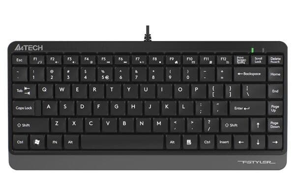 Клавиатурa A4Tech FK11 Compact Multimedia Black