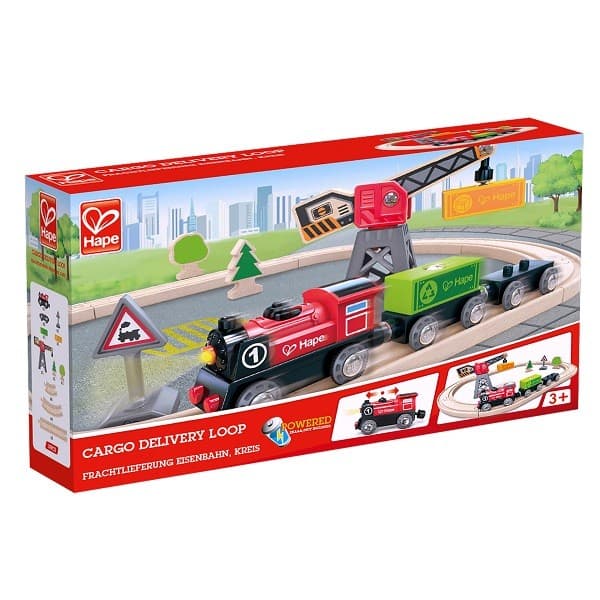 Интерактивная игрушка Hape Cargo delivery loop