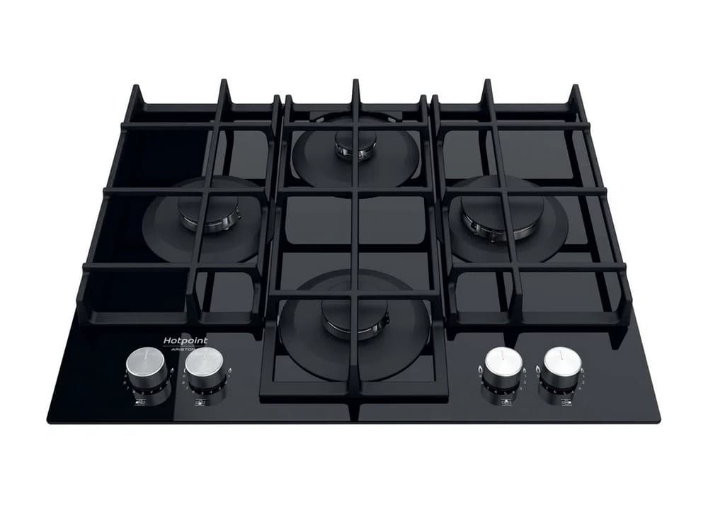 Plita incorporabila pe gaz Hotpoint-Ariston HAGS 61F/BK