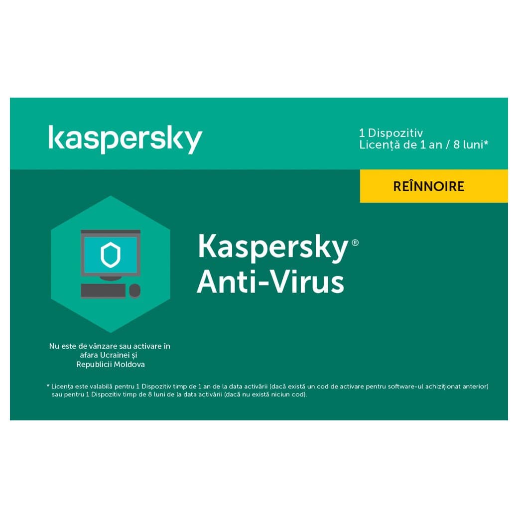 Antivirus Kaspersky Anti-Virus Card 1 Dt 1 Year Renewal