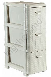 Пластиковый комод Idea М2813 White