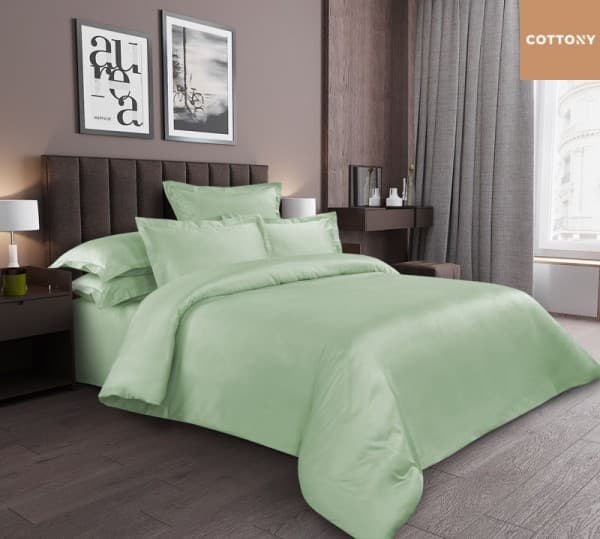 Постельное белье SATIN DE LUX  Verde Uniton Euro