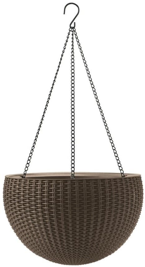  Keter Hanging Sphere Planter Mokka