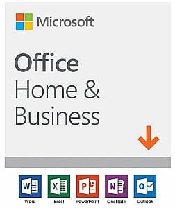 Приложение Microsoft Office Home and Business 2019 Russian Medialess