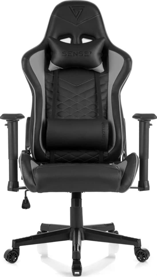 Офисное кресло SENSE7 Spellcaster Black and Gray