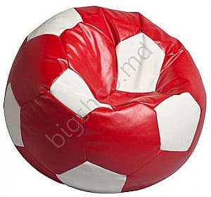 Банкетка Релакс Football medium Red/White