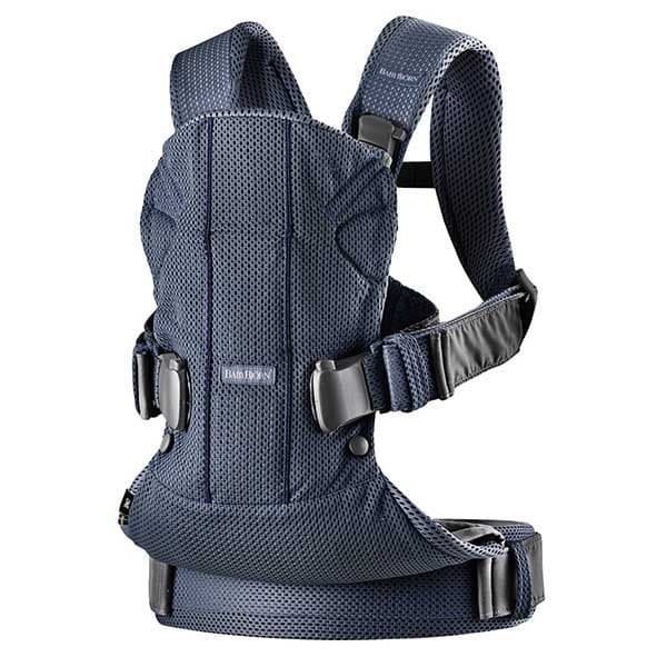 Marsupiu BabyBjorn One Air Navy Blue 3D Mesh