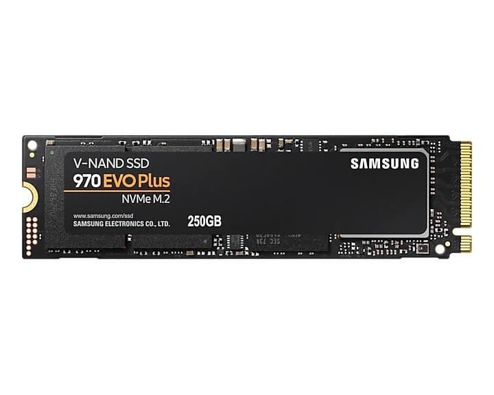 SSD Samsung 970 EVO Plus M.2 NVMe SSD 250GB (MZ-V7S250BW)