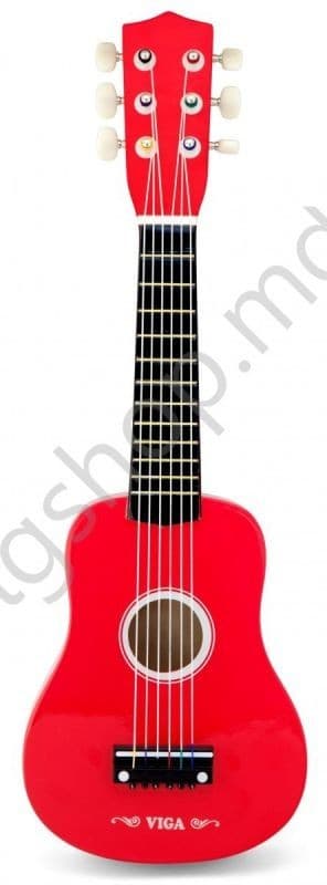 Интерактивная игрушка VIGA Guitar 21 - Red  