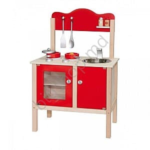 Jucărie interactivă VIGA Red Kitchen w/Accessories