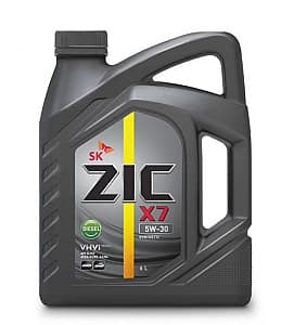 Моторное масло ZIC X7 5W-30 DIESEL 6L