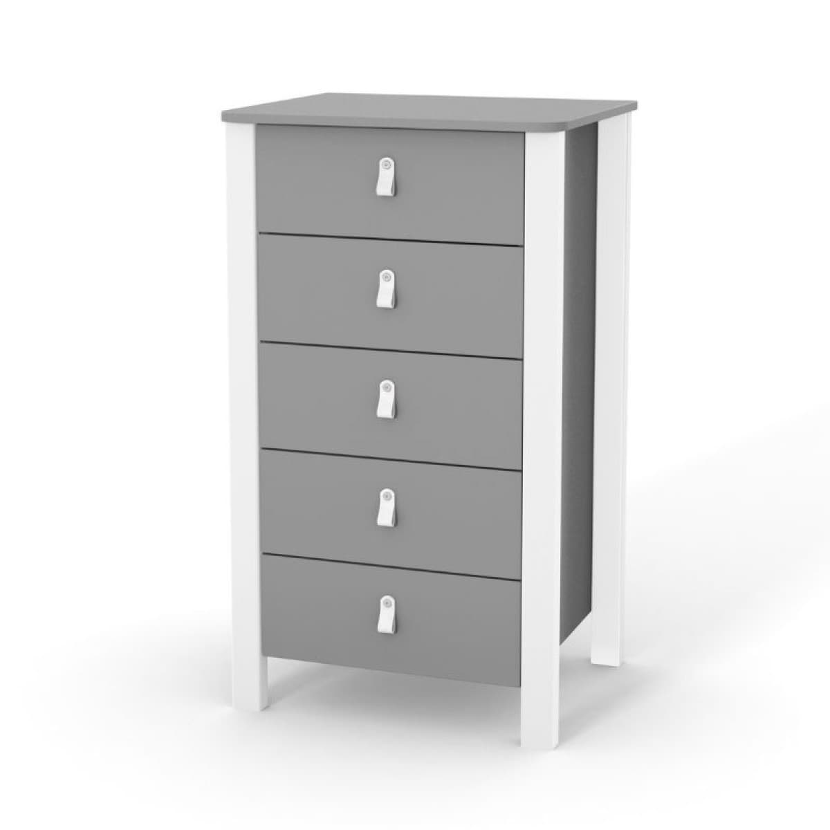 Детский комод Veres 34.1.351.2.321 Graphite/White