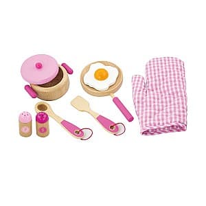 Интерактивная игрушка VIGA 50116 Cooking Tool Set  Pink