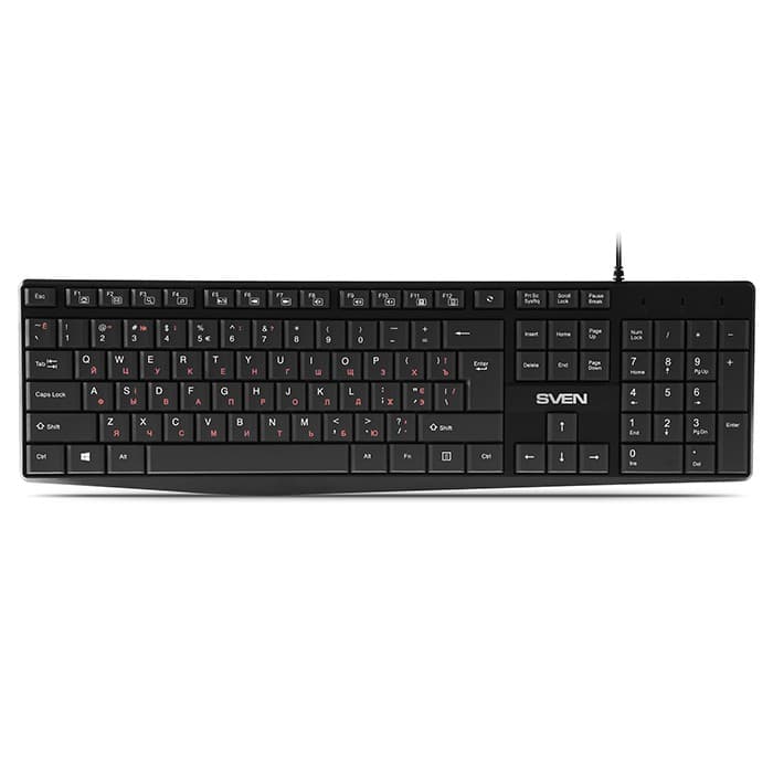 Tastatura SVEN KB-S305 Low profile Black