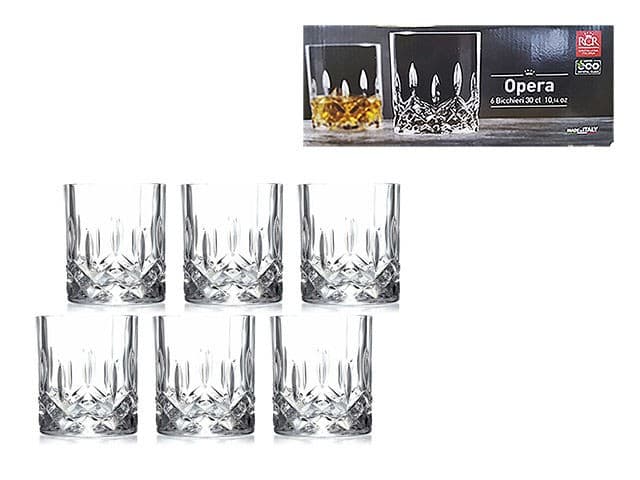 Стаканы RCR Opera 6 шт. 300ml