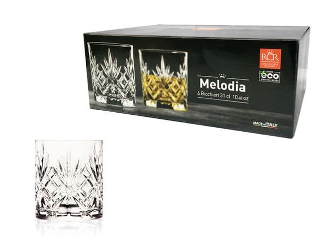 Стаканы RCR Melodia 6 шт. 310ml