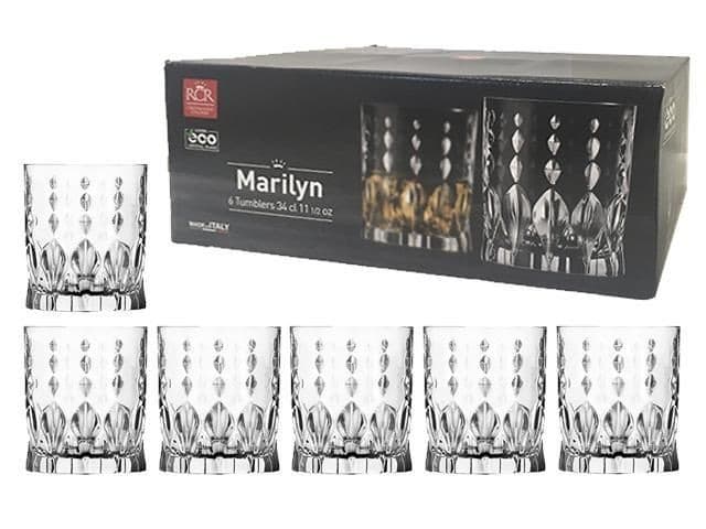 Стаканы RCR Marilyn 6 шт. 340ml