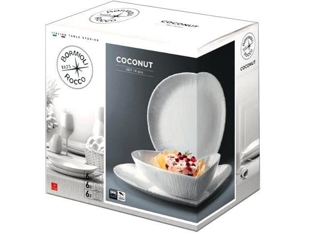 Set de veselă Bormioli Coconut 18 buc.