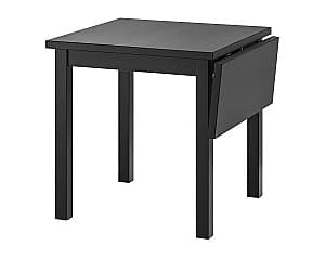 Стол деревянный IKEA Nordviken black 74/104x74 см