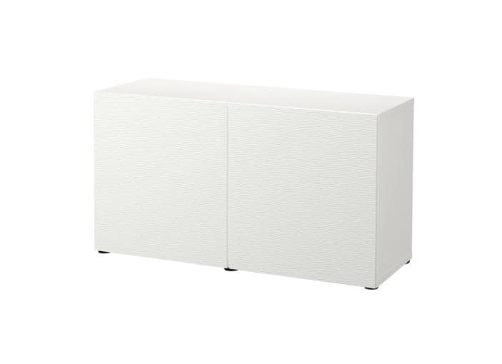 Comoda IKEA Besta white / Laxviken white 120x42x65 cm