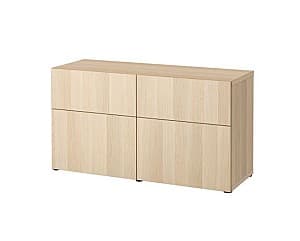 Comoda IKEA Besta antique oak / Lappviken antique oak 120x42x65 cm