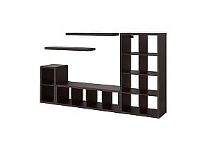 Стеллаж IKEA Kallax / Lack black-brown (+2 +2 полки)