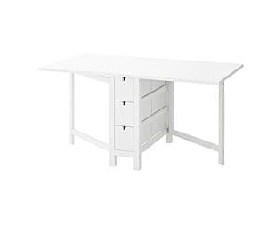 Стол IKEA Norden white 26/89/152x80 см