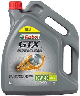 Ulei motor Castrol GTX ULTRACLEAN 10W-40 A3/B4 5L