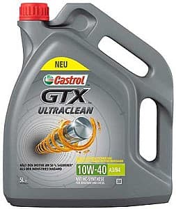 Моторное масло Castrol GTX ULTRACLEAN 10W-40 A3/B4 5L