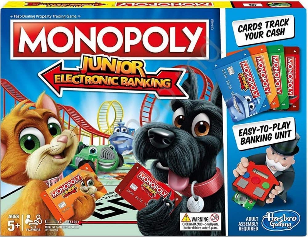 Joc de masa Hasbro Monopoly Junior Electronic Banking