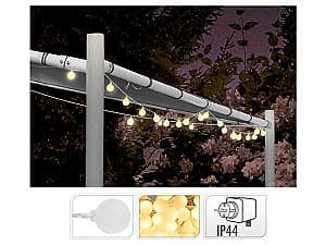 Luminițe Party Lights 80LED 2.5cm alb-cald