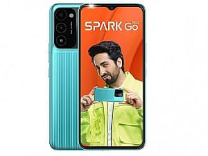 Telefon mobil TECNO Spark Go 2022 (KG5m) 2/32Gb NFC 2SIM Turquoise Cyan