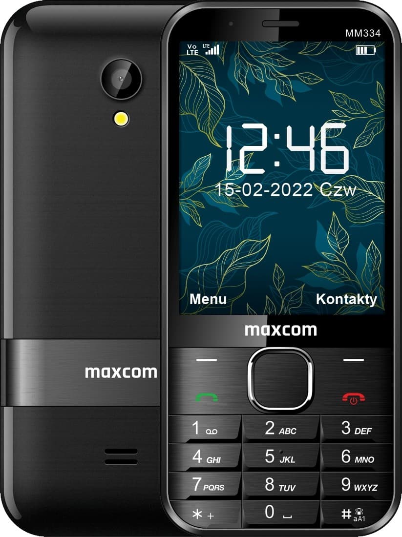 Мобильный телефон Maxcom MM334 3G Black