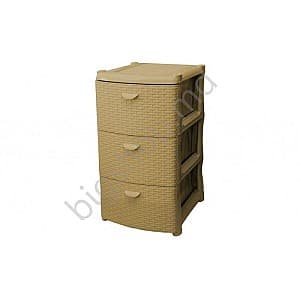 Comoda din plastic Idea М2811 Beige