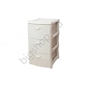 Пластиковый комод Idea М2811 White