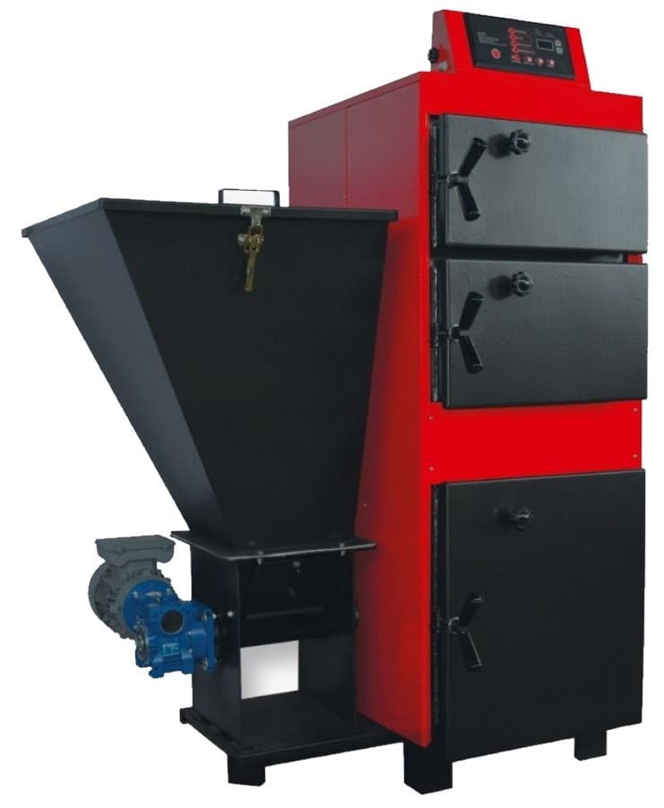 Твердотопливный котел Maktek 40MKB Double Fuel 48 kw